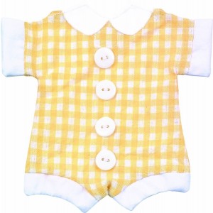 BOLSA FORMA BODY BEBE VICHY AMARILLO