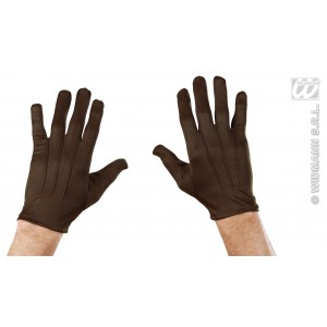 GUANTES ADULTO CORTOS MARRONES