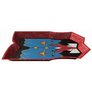 BANDEJA FORMA CHALECO VAQUERO 26X35CM
