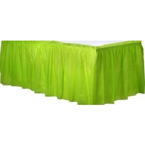   FALDA MESA PL VERDE KIWI 73X426CM