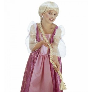 PELUCA INFANTIL RAPUNZEL TRENZA LARGA
