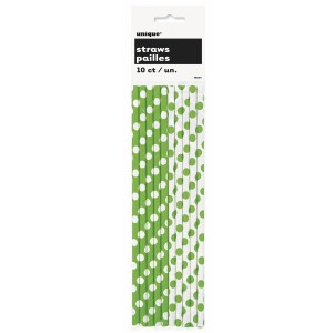 PAQ.10/U PAJITA RECTA VERDE TOPO