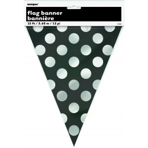   BANDERIN TRIANG. NEGRO TOPO 3,65MT