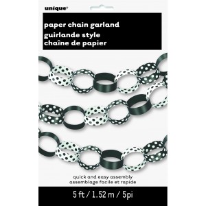   GUIRNALDA GRILLETE NEGRO TOPO 1,5M