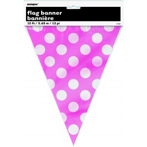 BANDERIN TRIANGULO FUCSIA TOPO 3,65M