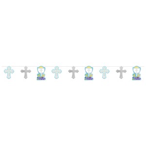 KIT DECORACION CALIZ COMUNION AZUL