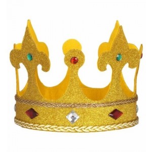CORONA GRANDE GLITTER C/PIEDRAS