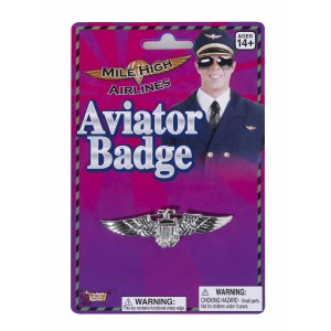   INSIGNIA PLATA AVIADOR
