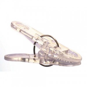 CLIP PINZA PARA GLOBOS TRANSPARENTE