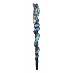 CETRO SERPIENTE NEGRO Y AZUL 64CM