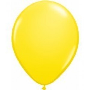  6 GLOBOS 11" LATEX AMARILLO