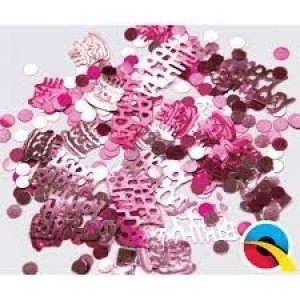 CONFETI HAPPY BDAY ROSA 12G
