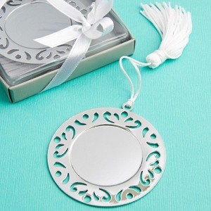 REGALO MARCADOR MEDALLON PLATA