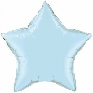  GLOBO 9" PALO FOIL ESTRELLA CELESTE