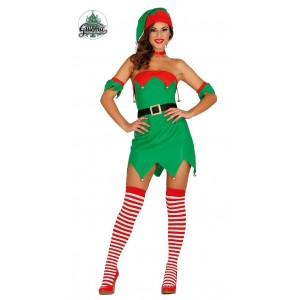  DISFRAZ T-S ELFA VESTIDO ESCOTE