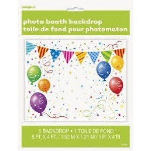 PHOTOCALL BANDERIN GLOBOS STAR