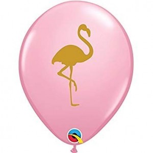   25 GLOBOS 11" LATEX ROSA FLAMENCO